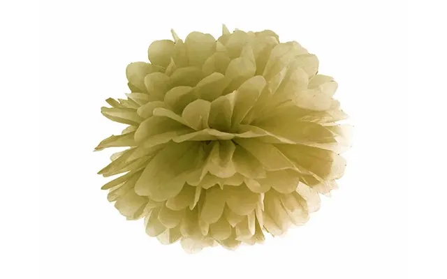 Guld Pompom 25 Cm.