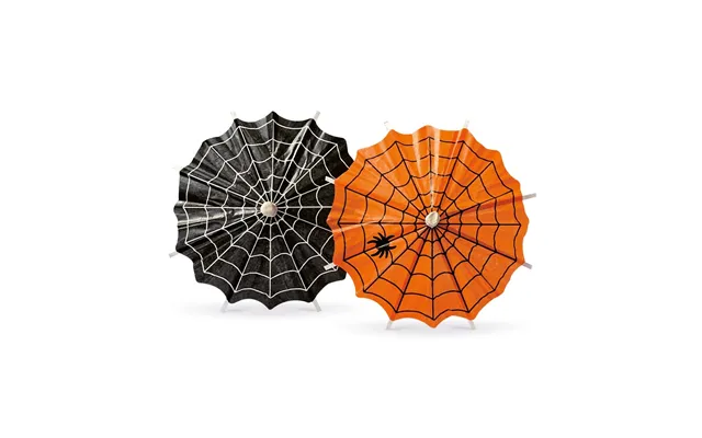 Halloween Cocktail Paraplyer 8 Stk.