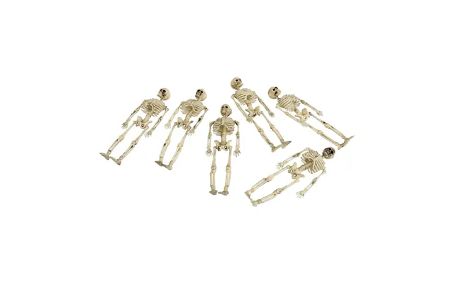 Halloween Mini Skeletter 6 Stk.