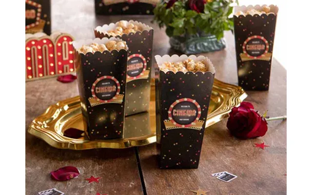 Hollywood Cinema Popcorn Bægre 8 Stk.