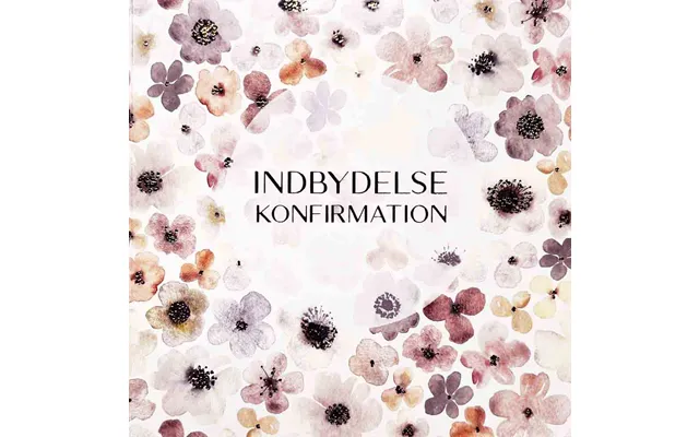 Indbydelser Til Konfirmation 5 Stk. - Anemoner