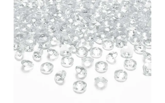 Klare Pynte Diamanter 100 Stk.