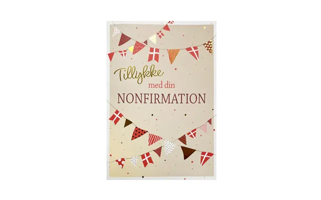 Kort Til Nonfirmation - Flag