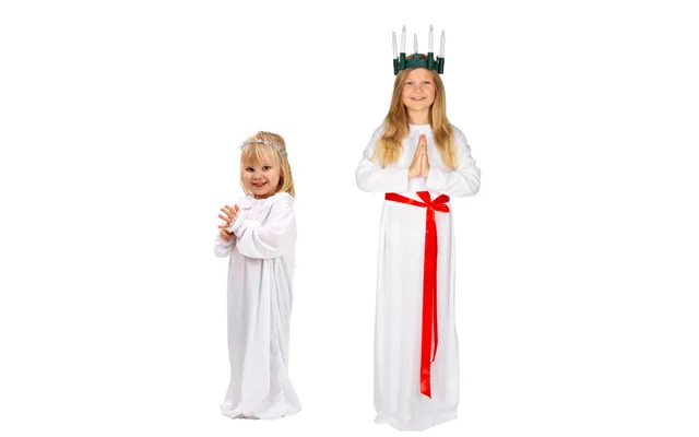 Luciakjole Børn 3-9 År-str. 122-128 Cm.