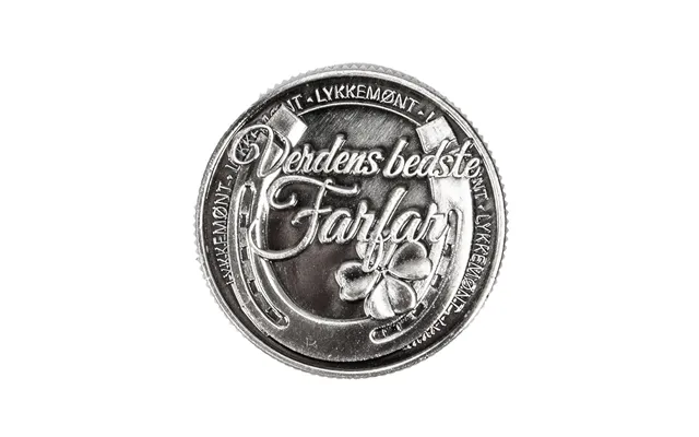 Lykkemønt Verdens Bedste Farfar
