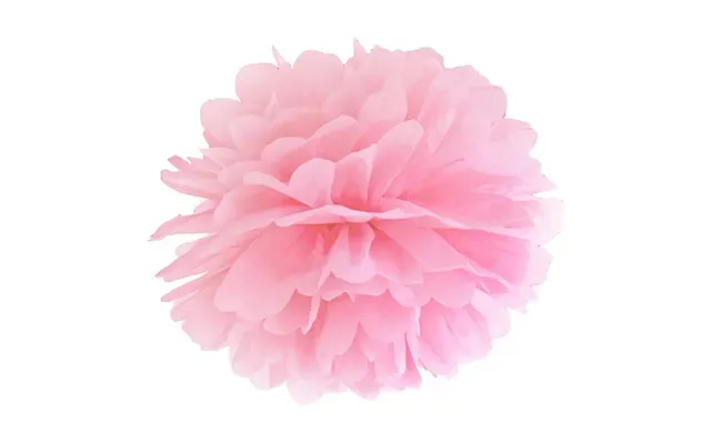 Lyserød Pompom 25 Cm.
