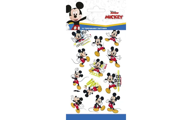 Mickey Mouse Tatoveringer 12 Stk.