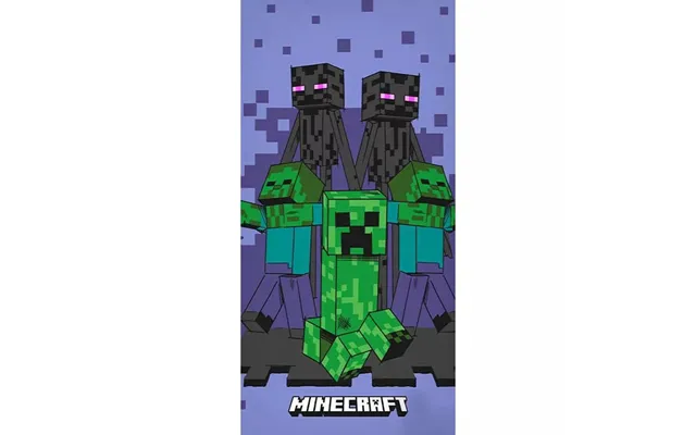 Minecraft Badehåndklæde - Creeper