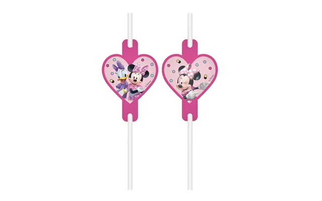 Minnie Mouse Junior Papsugerør 4 Stk.