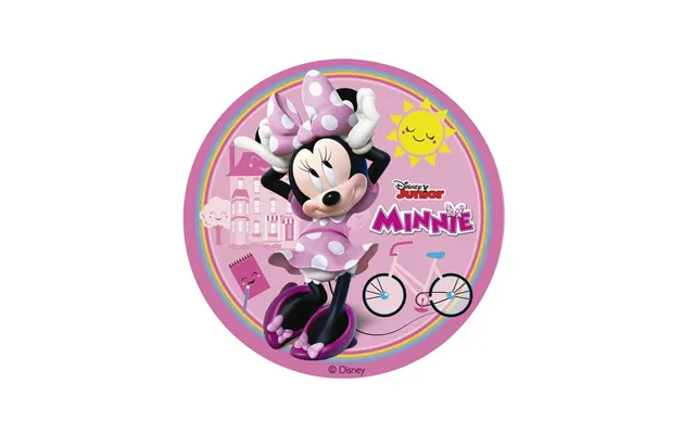 Minnie Mouse Kageprint 15,5 Cm. - Sukkerfri