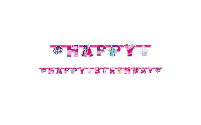 My Little Pony Happy Birthday Banner
