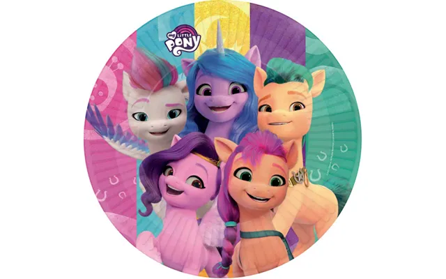 My Little Pony Paptallerkner 8 Stk.