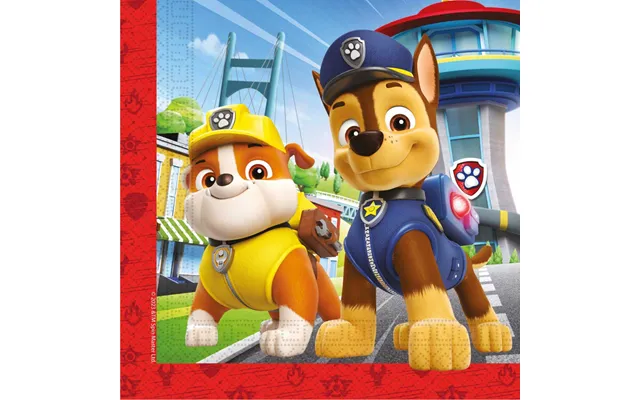 Paw Patrol Servietter 20 Stk. - Rescue Heroes