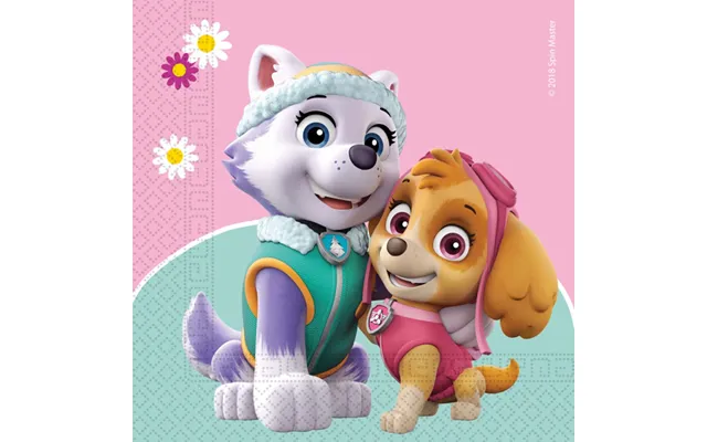 Paw Patrol Servietter 20 Stk. - Skye & Everest
