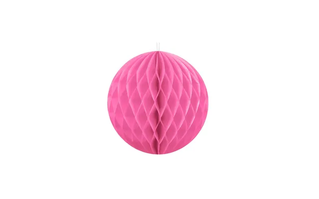 Pink Honeycomb Kugle Ø10 Cm.