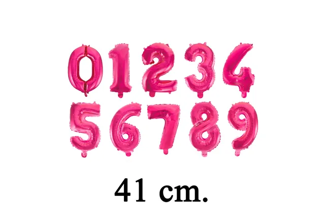 Pink Tal Folieballon 41 Cm.-nr. 5