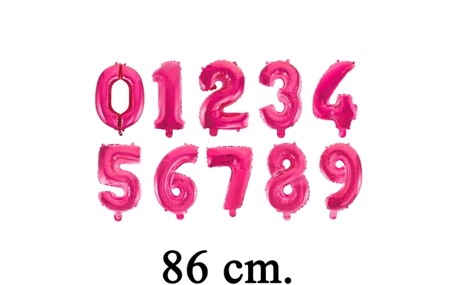 Pink Tal Folieballon 86 Cm.-nr. 5