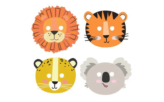 Safari Papmasker 8 Stk.