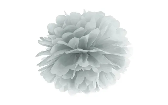 Sølv Pompom 25 Cm.