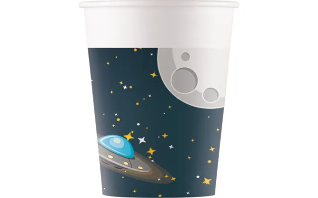 Space Party Papkrus 8 Stk.