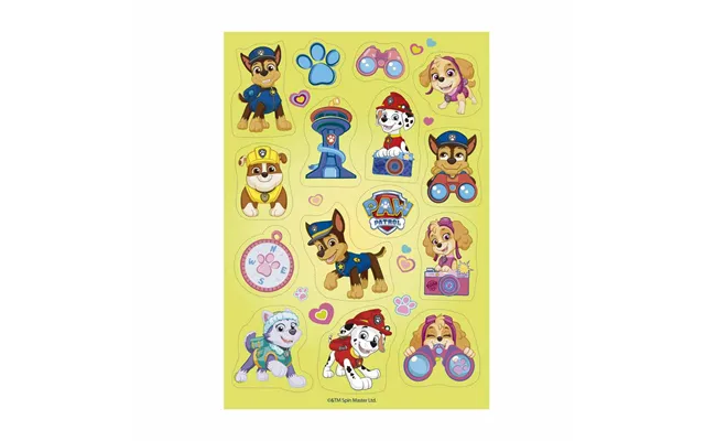 Spiselige Kagebilleder Med Paw Patrol 15 Stk. - Sukkerfri