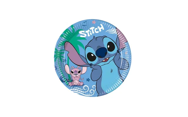 Stitch Kagetallerkner 8 Stk.