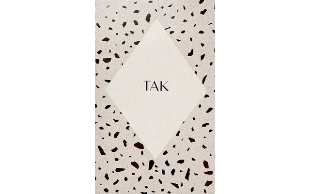 Takkekort 5 Stk. - Sølv Terrazzo