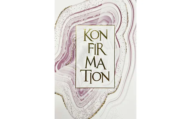 Telegram Til Konfirmation - Aquarel Pink
