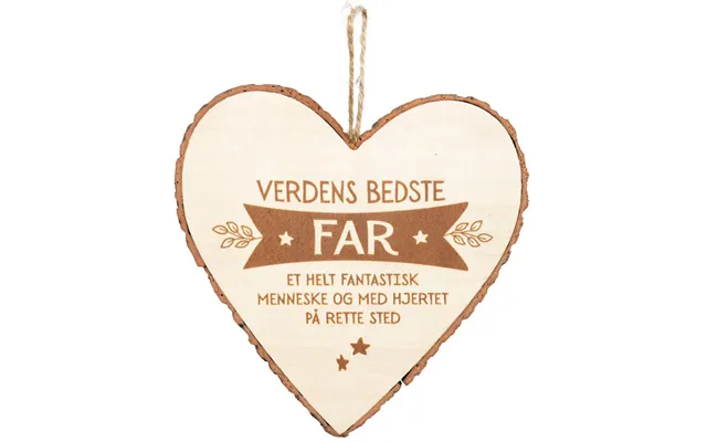 Træhjerte Verdens Bedste Far