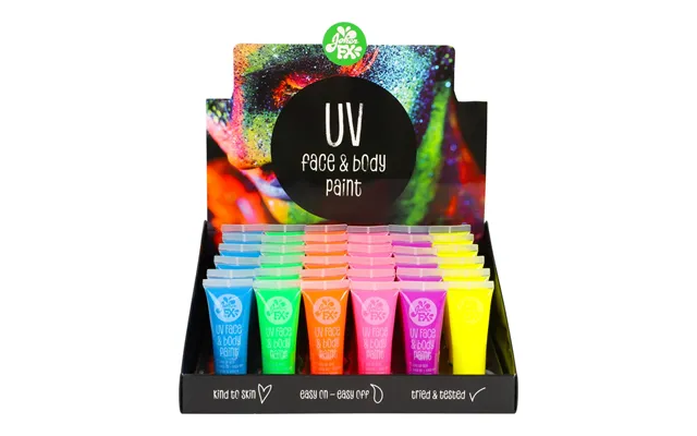 Uv Neon Krops & Ansigtsfarve-lilla