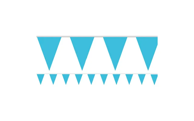 Vimpel Banner 4,5 M. - Turkisblåt
