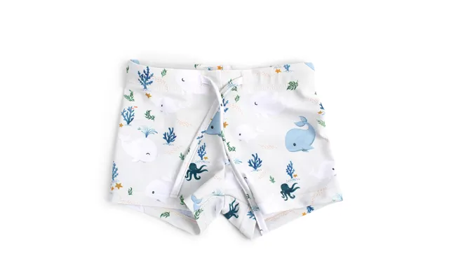 Orla Badeshorts 3-4 År Christian's Whale Tales