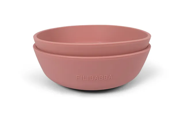Silikone Skål 2 Pak - Rose