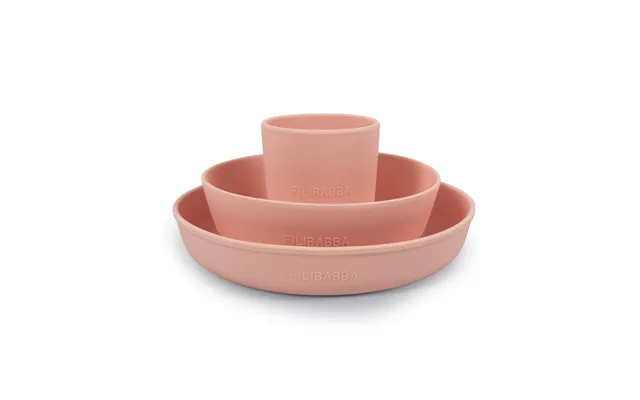 Silikone Spisesæt - Peach
