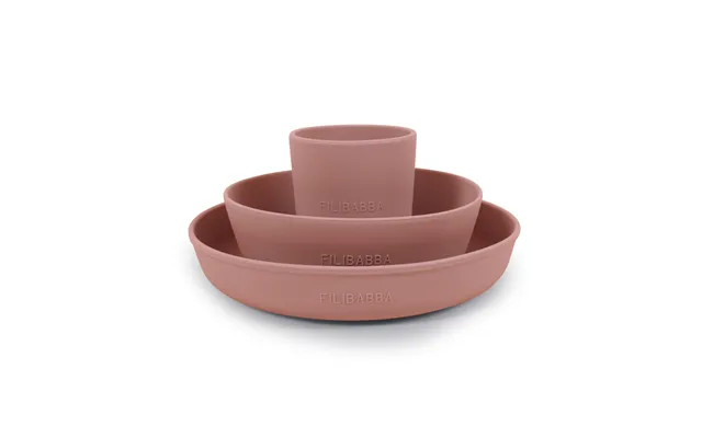 Silikone Spisesæt - Rose
