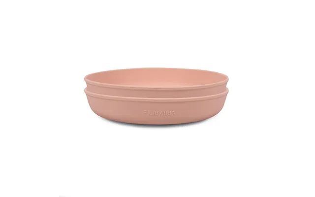 Silikone Tallerken 2-pak - Peach