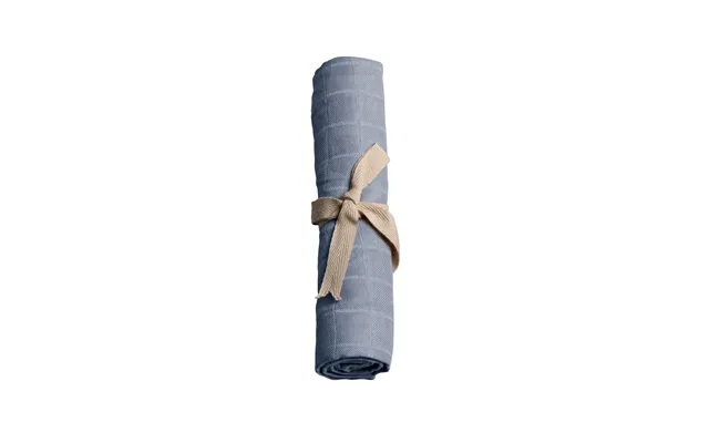 Stofble Gots - Muslin Warm Blue