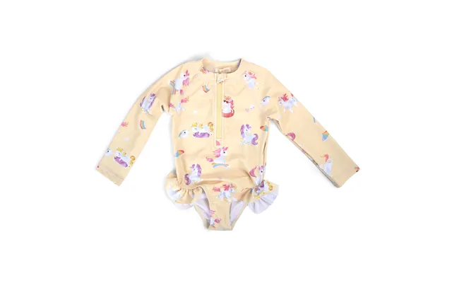 Vilje Uv-dragt 3-4 År Unicorn Shores