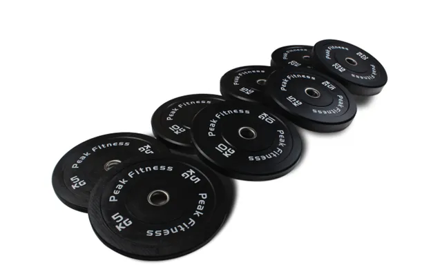 Peak Fitness - Bumper Vægtskivepakke