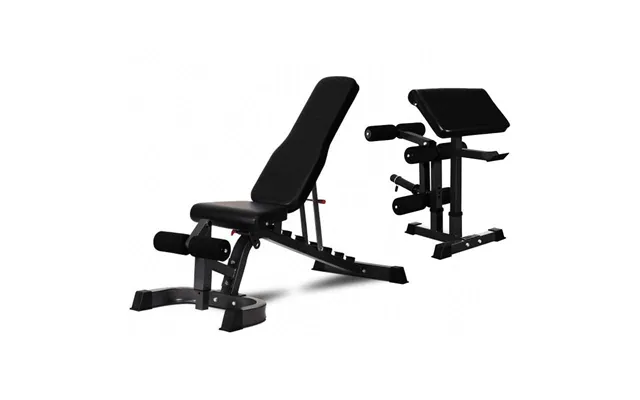 Peak Fitness - Heavy Duty Fid Skråbænk Med Tilbehør