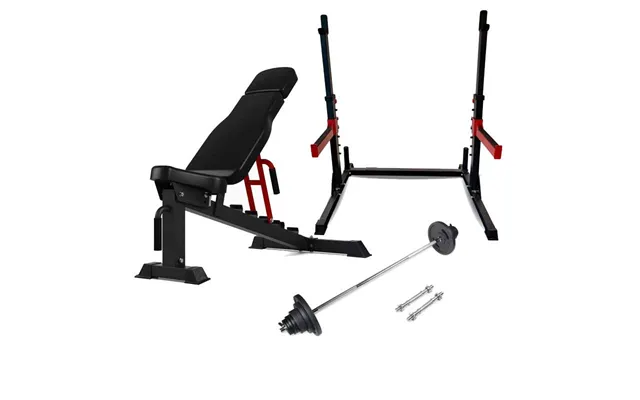 Peak Fitness - Træningssæt Inkl. Vægtsæt 30 Mm.