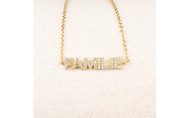 Forgyldt Familie-armbånd Med Sten product image