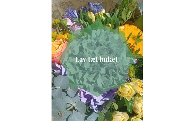 Lav Tæt Buket Stor - Samme Dags Levering