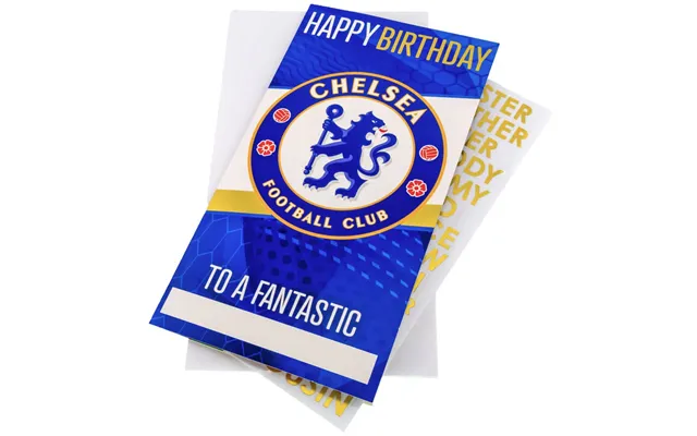 Chelsea Fc Personligt Fødselsdagskort