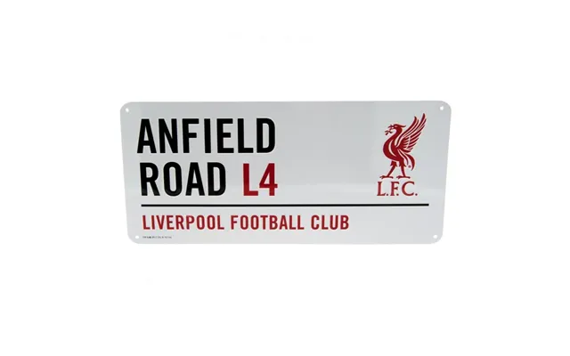 Liverpool Fc Anfield Road Metal Skilt