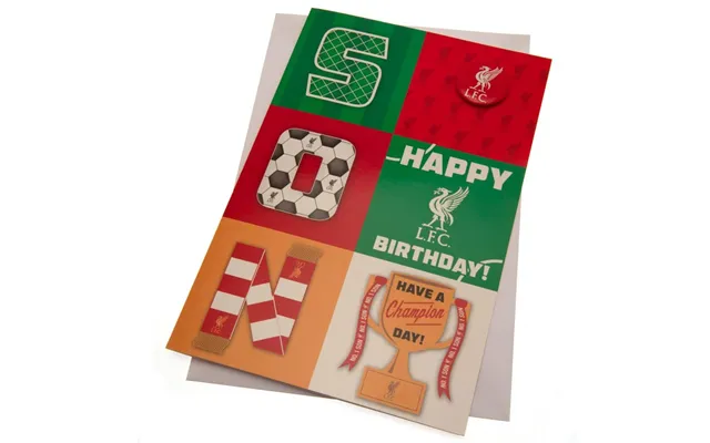 Liverpool Fc Fødselsdagskort Søn
