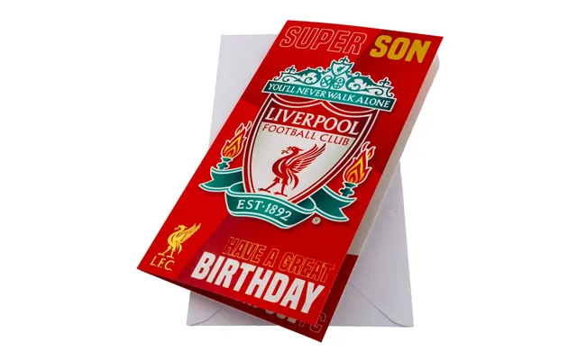 Liverpool Fc Fødselsdagskort Super Son
