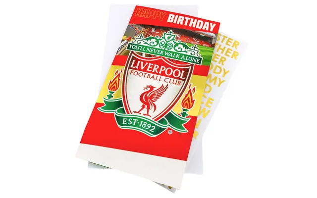 Liverpool Fc Personligt Fødselsdagskort