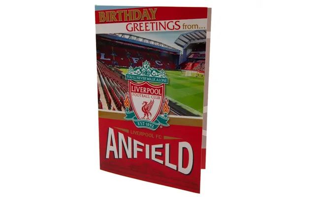 Liverpool Fc Pop-up Fødselsdagskort