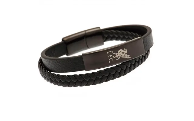 Liverpool Fc Sort Læderarmbånd